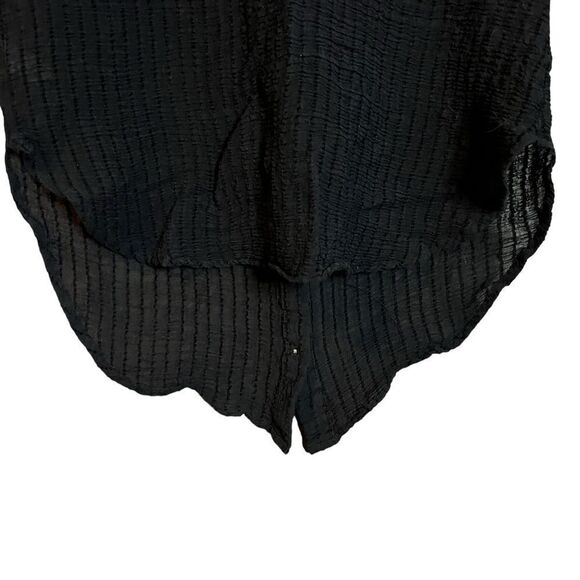 3 for‎ $30! Love Notes black short sleeve button down shirt - Picture 8 of 9